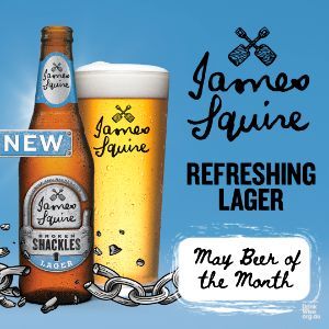 James squire refreshing lager may beer of the month