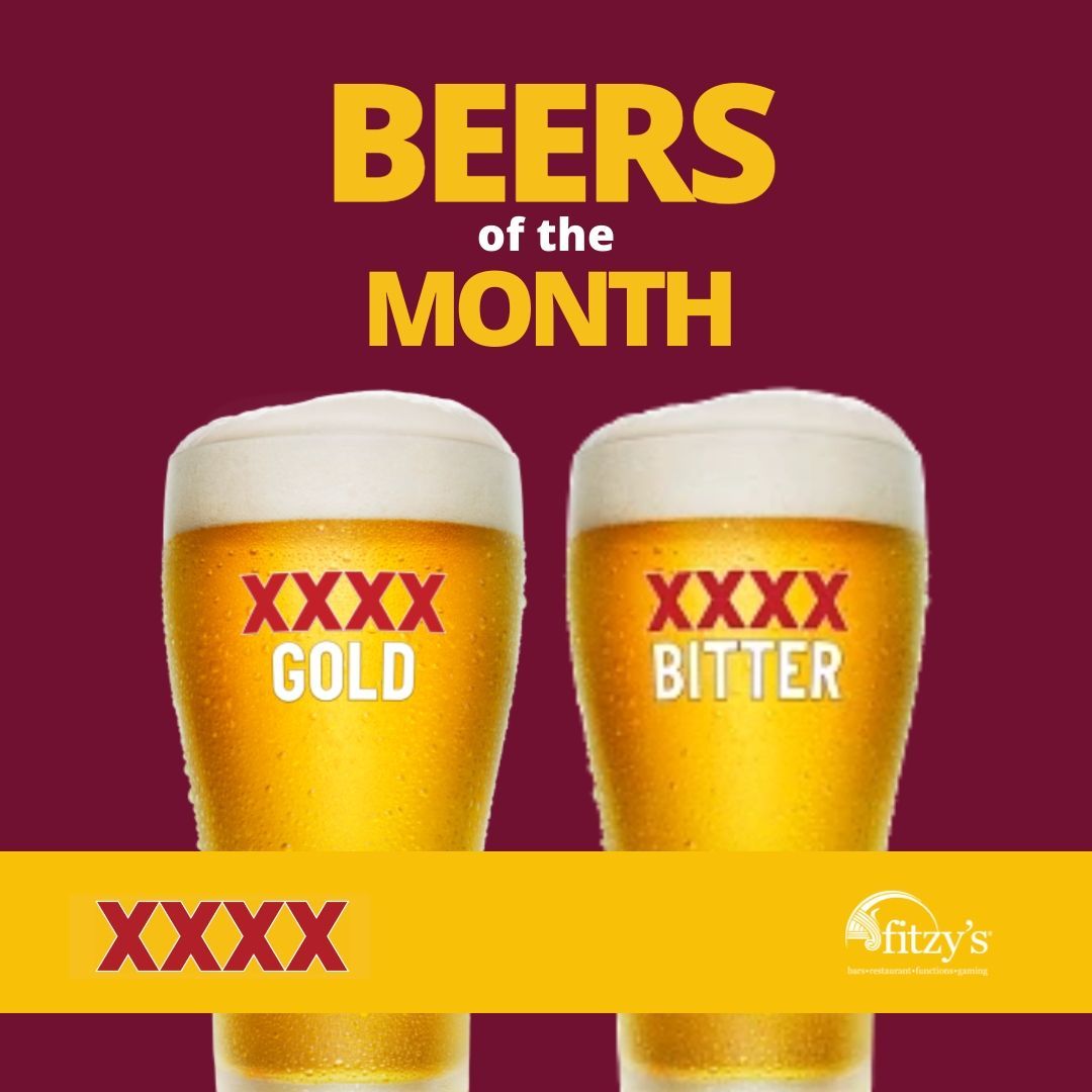 Two glasses of beer that say xxx gold and xxx bitter