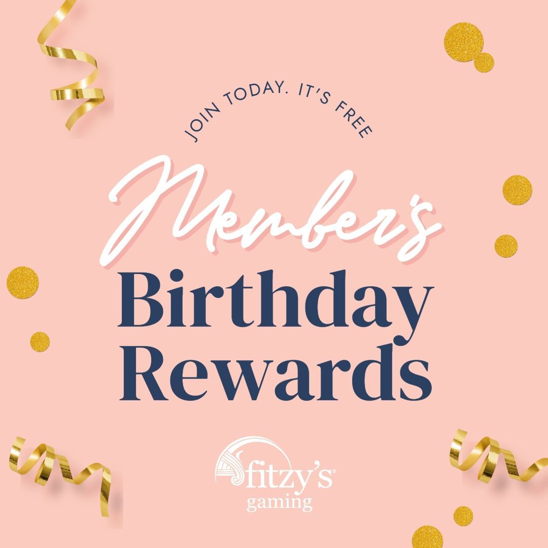 A pink background with the words members birthday rewards on it