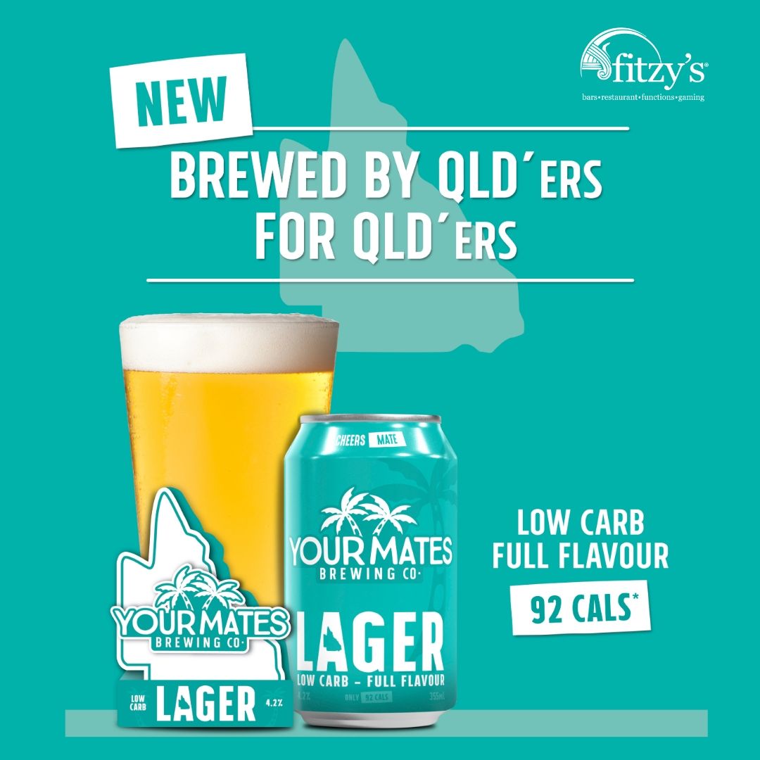 A can of your mates lager next to a glass of beer