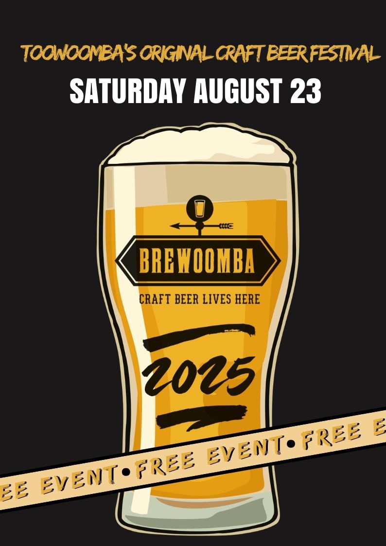 A poster for the toowoomba 's original craft beer festival