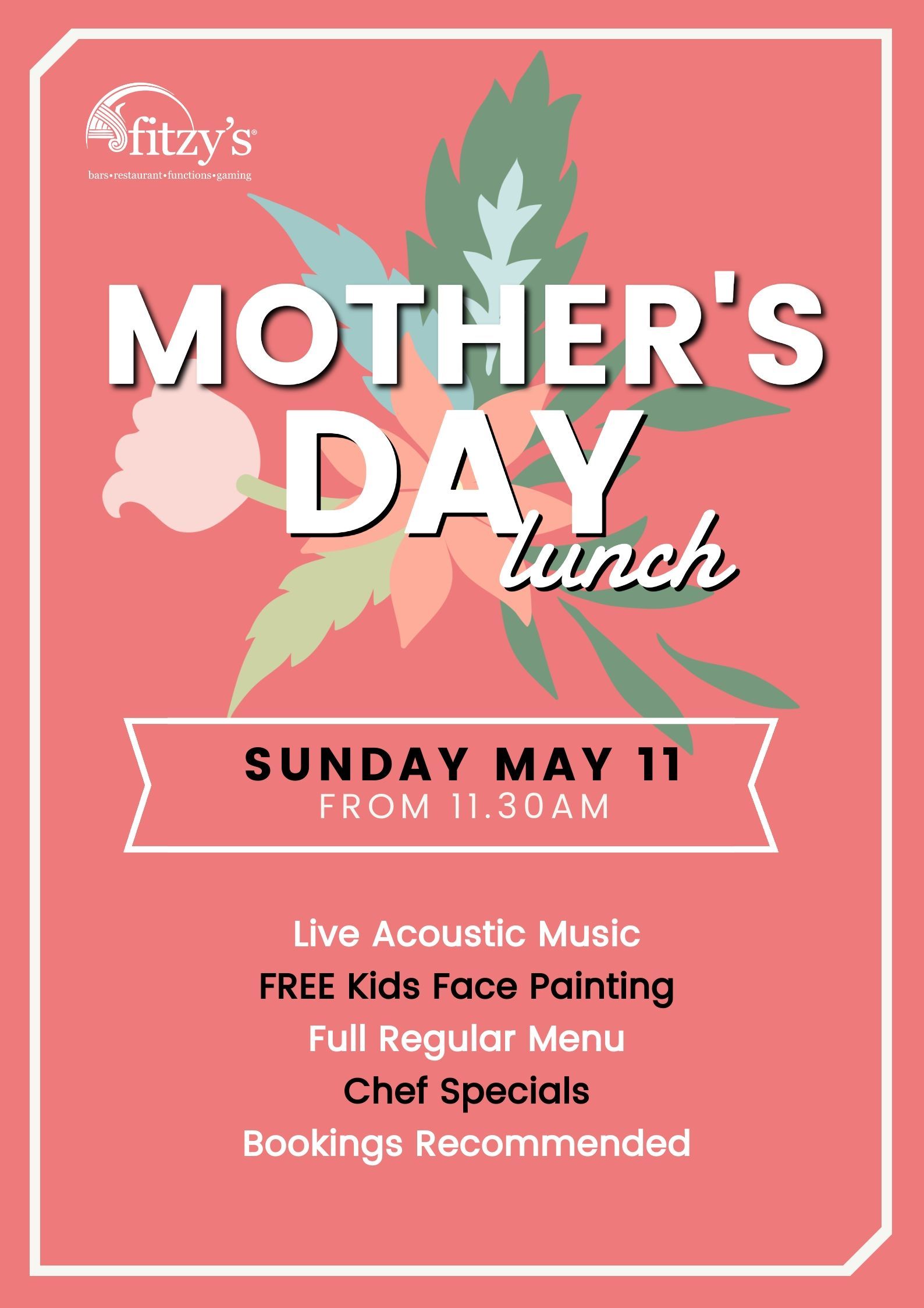 A poster for mother 's day celebrating great mums