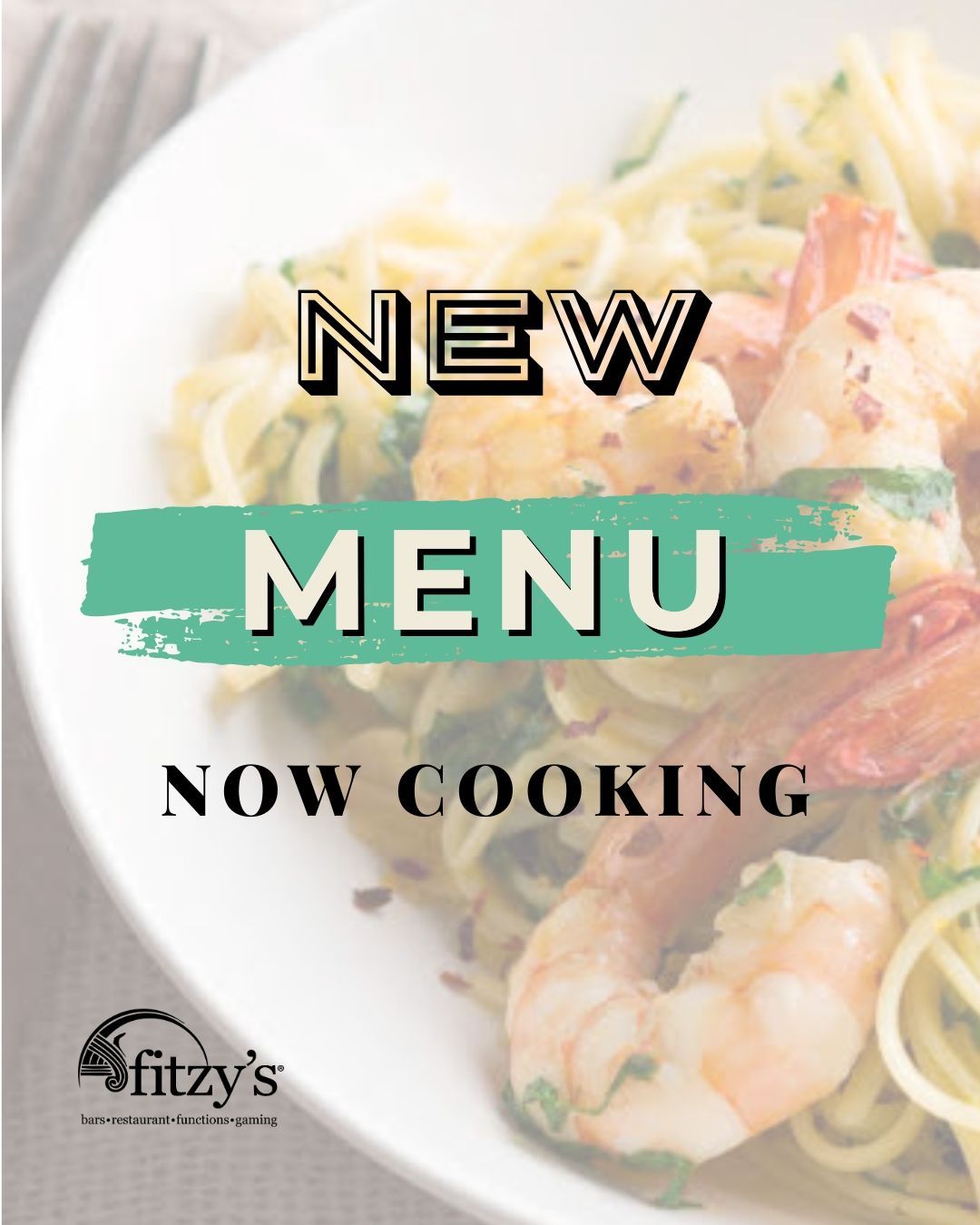 A picture of a new menu that is out now