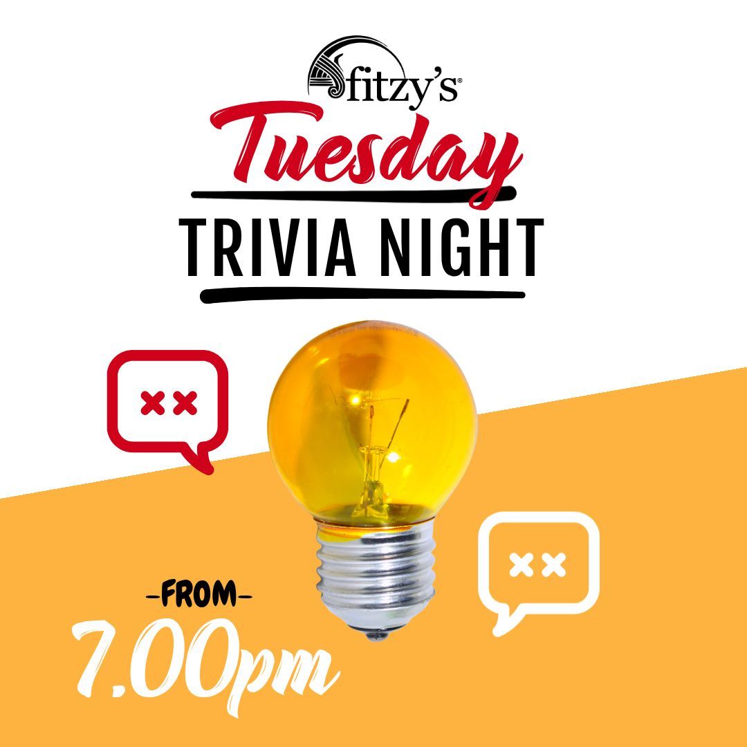 A neon sign that says bar trivia night