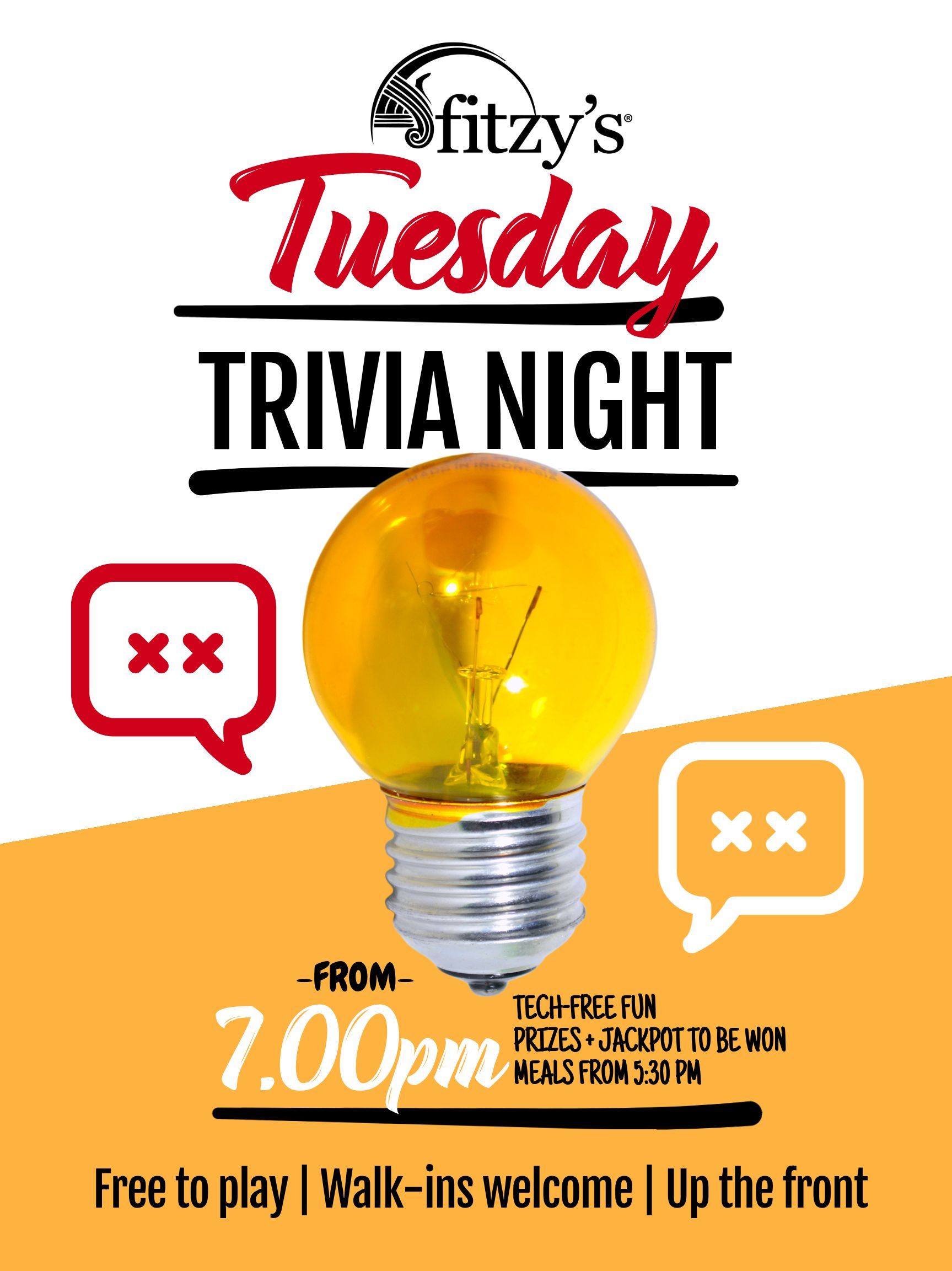 A light bulb with the word trivia on it