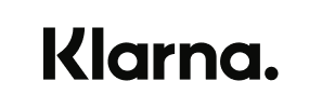 Klarna logo in black text on a white background | Orem's Garage