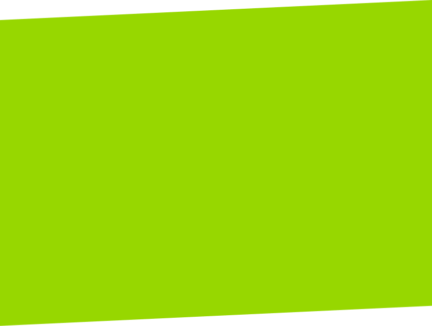 Bright lime-green rectangular field on a white background, slightly tilted | Orem's Garage