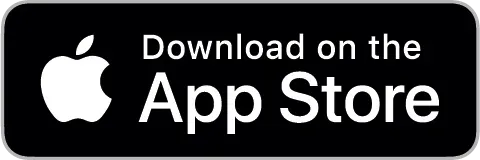 Black Apple App Store badge with Apple logo and “Download on the App Store” text