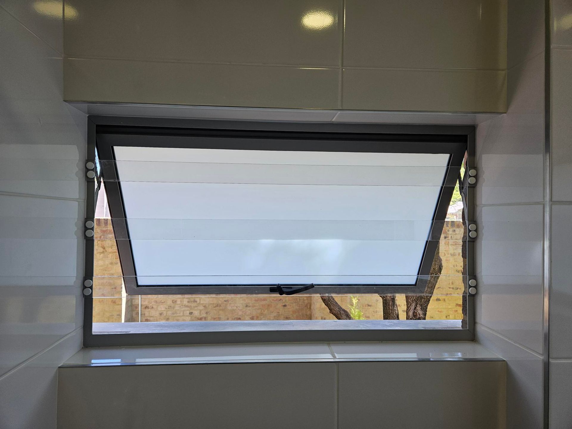 Clear burglar bars installed by SunShade in Johannesburg & Pretoria.
