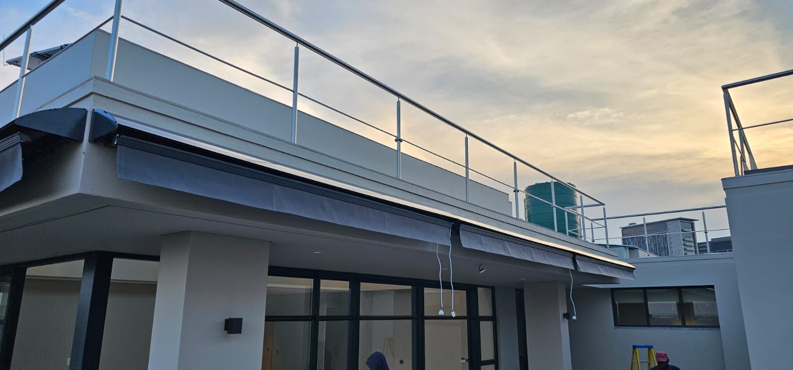 Awnings installed by SunShade in Pretoria and Johannesburg.