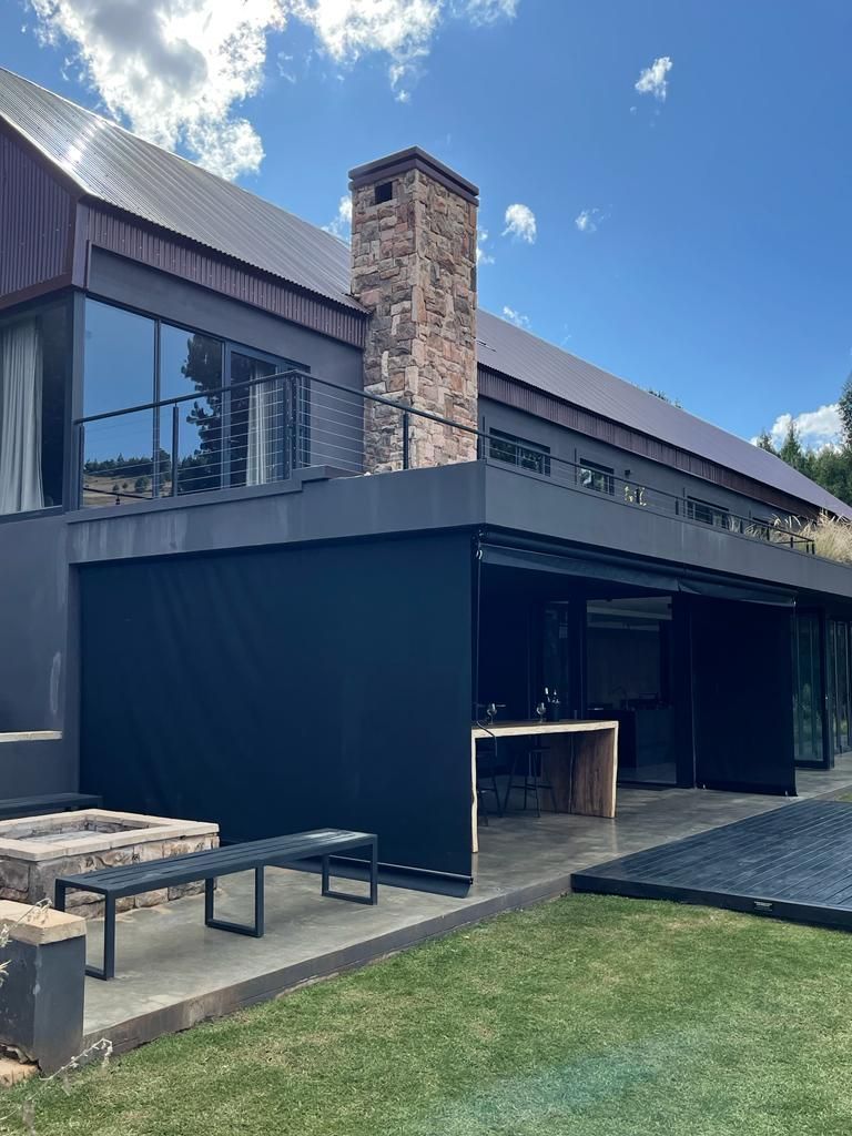 Custom drop-down outdoor blinds installed by SunShade in Pretoria East.