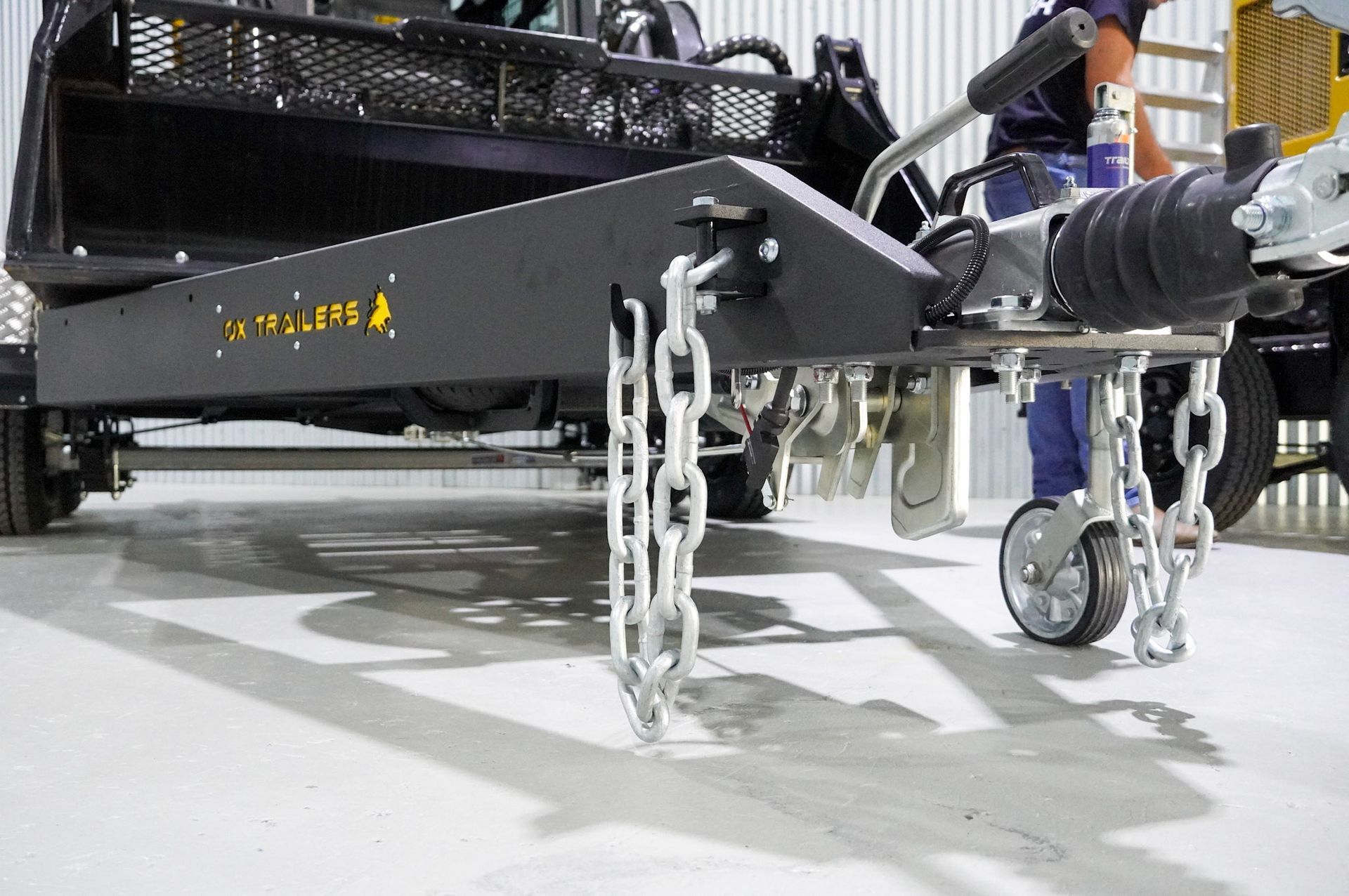 heavy duty 3.5t ox plant trailer.