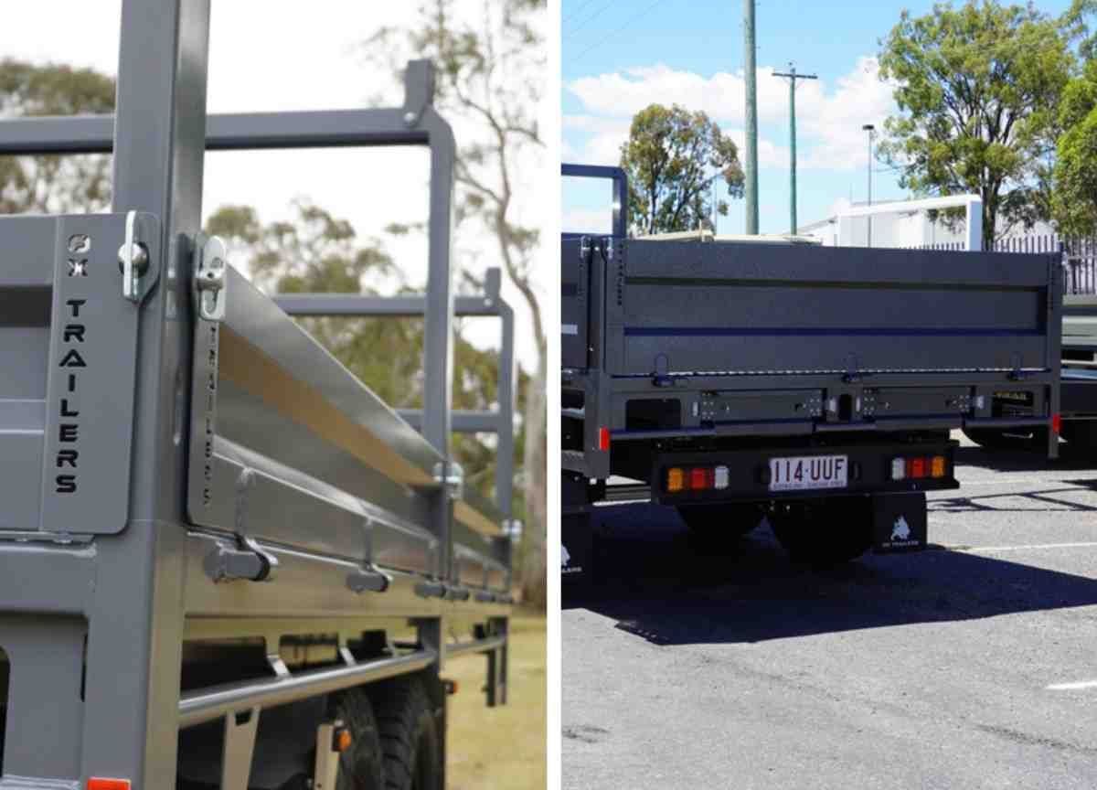 450mmH Dropside's for Flat Top Trailer