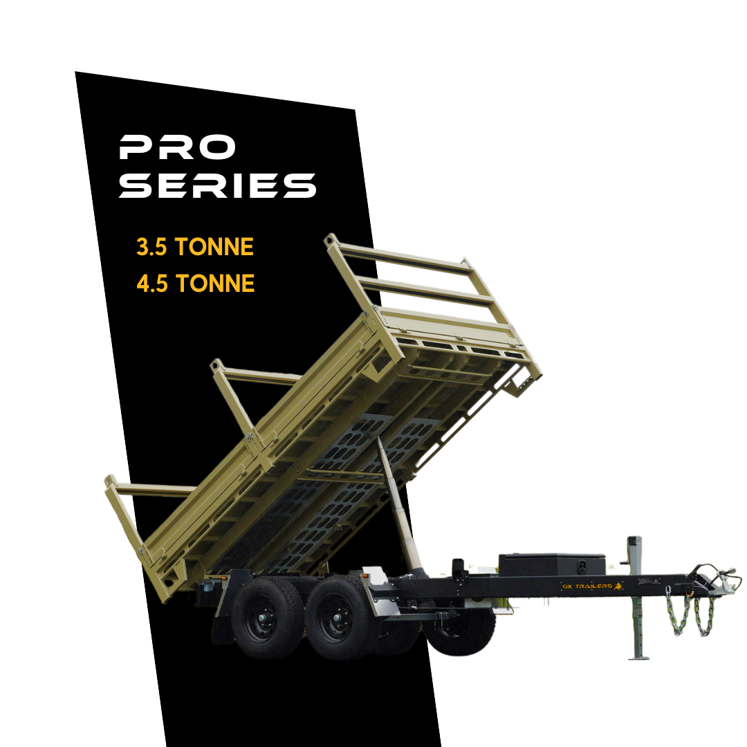 4.5t rear tipper trailers