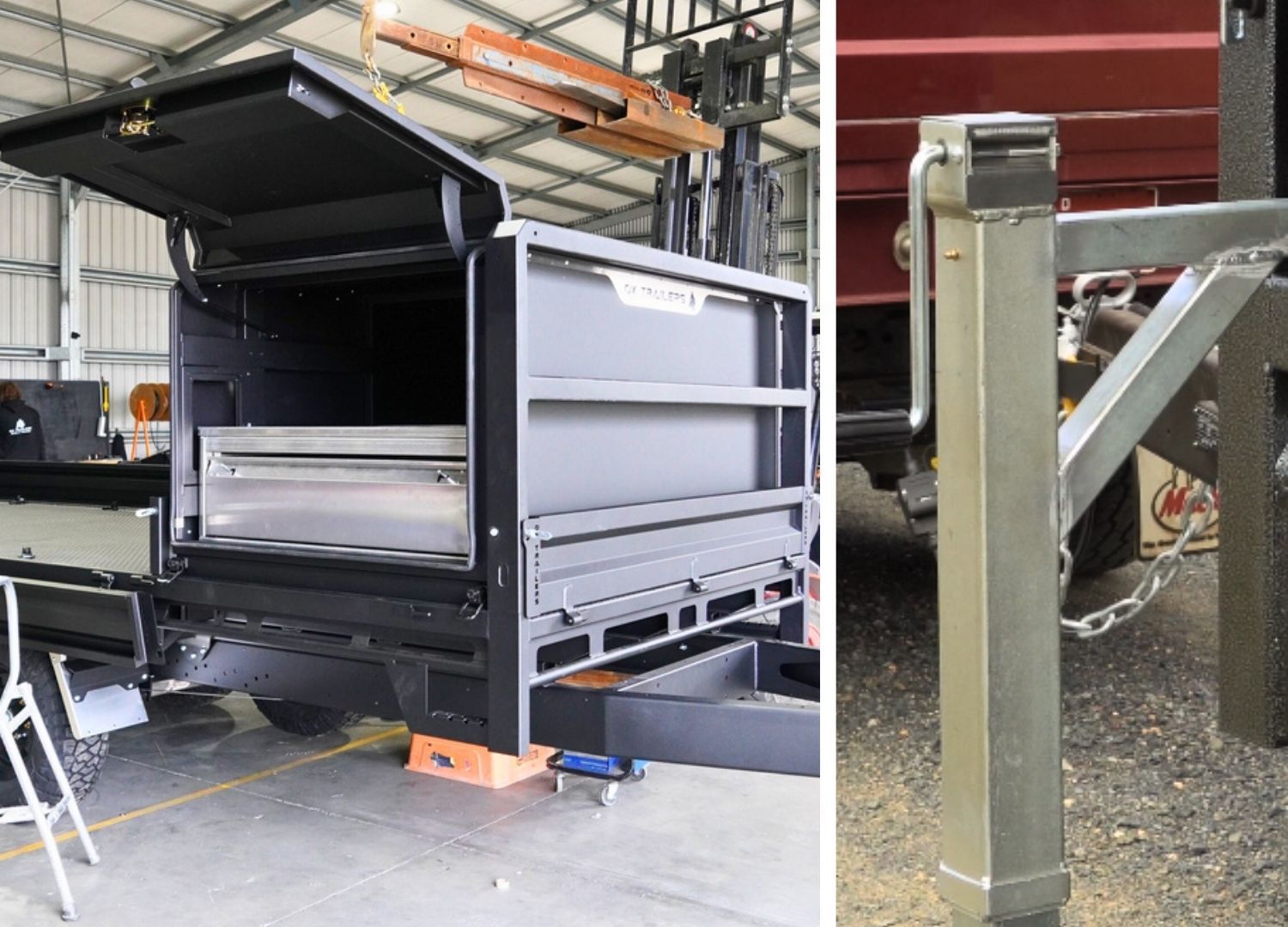 Lift-Off Canopy for Flat Top Trailer