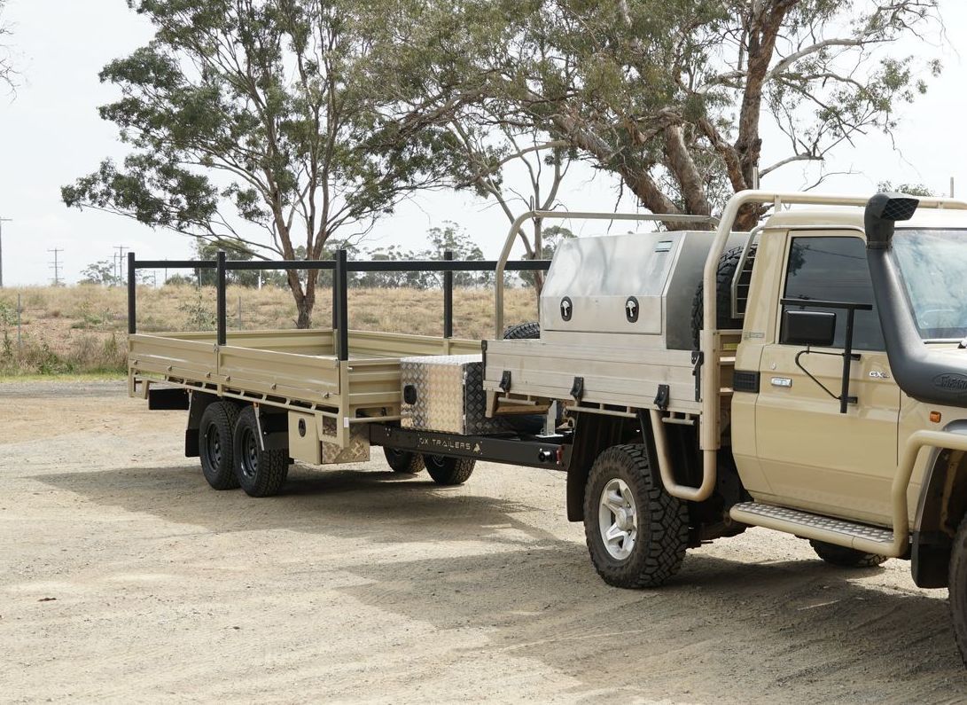 Trailer over Truck. Informative article on trailers