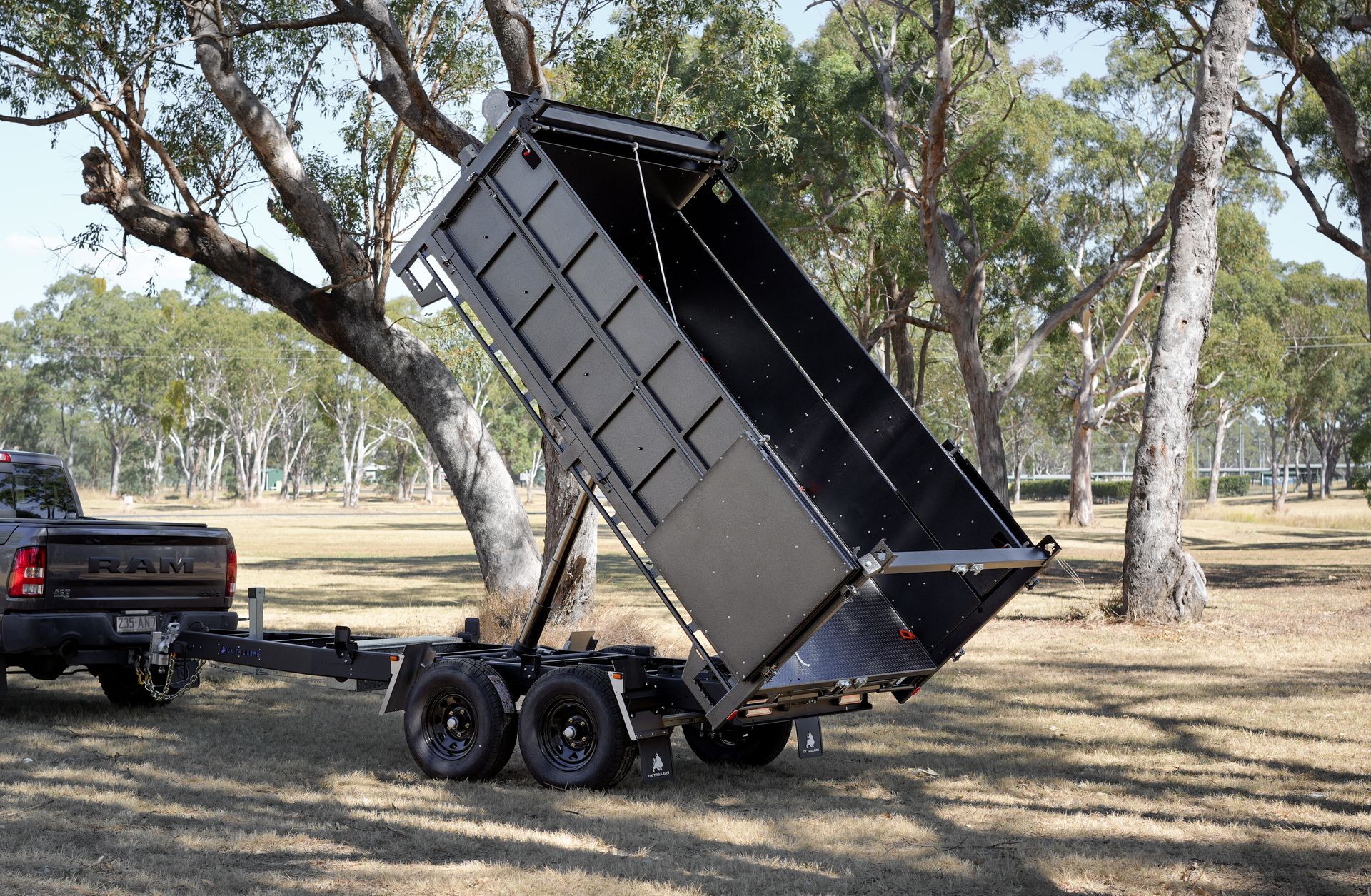 Heavy Duty Tipper Trailer. Built Ox Tough