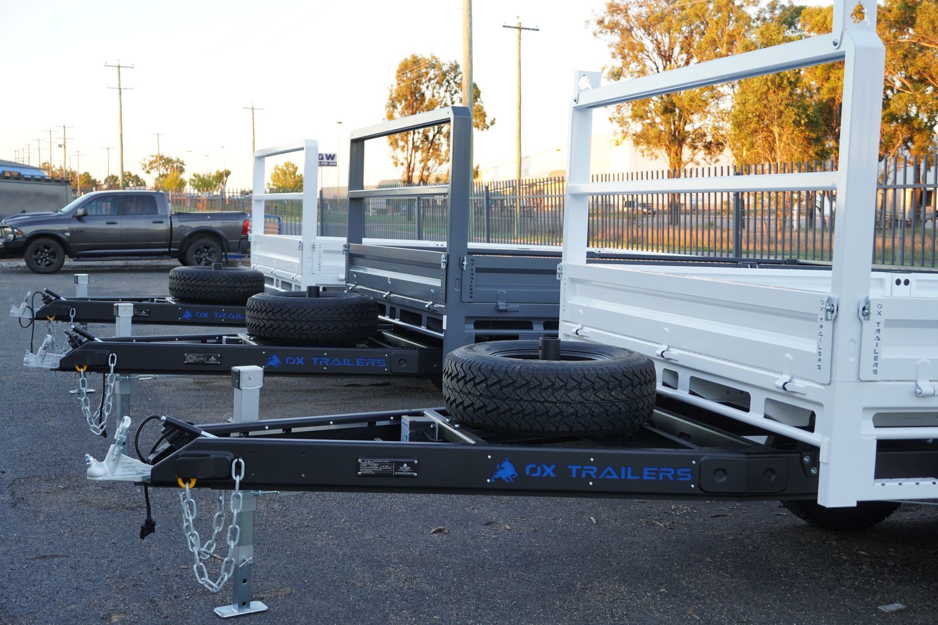 Removeable Headboard for Flat Top Trailer with storage.