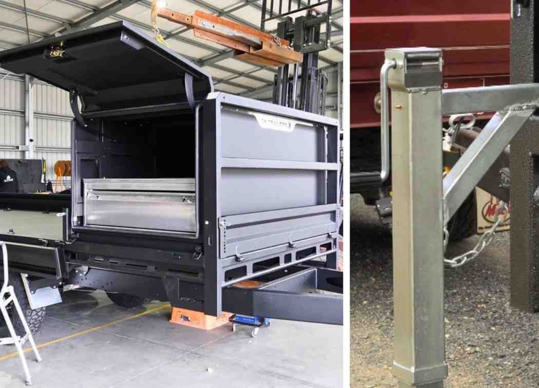 Lift-Off Canopy for Flat Top Trailer