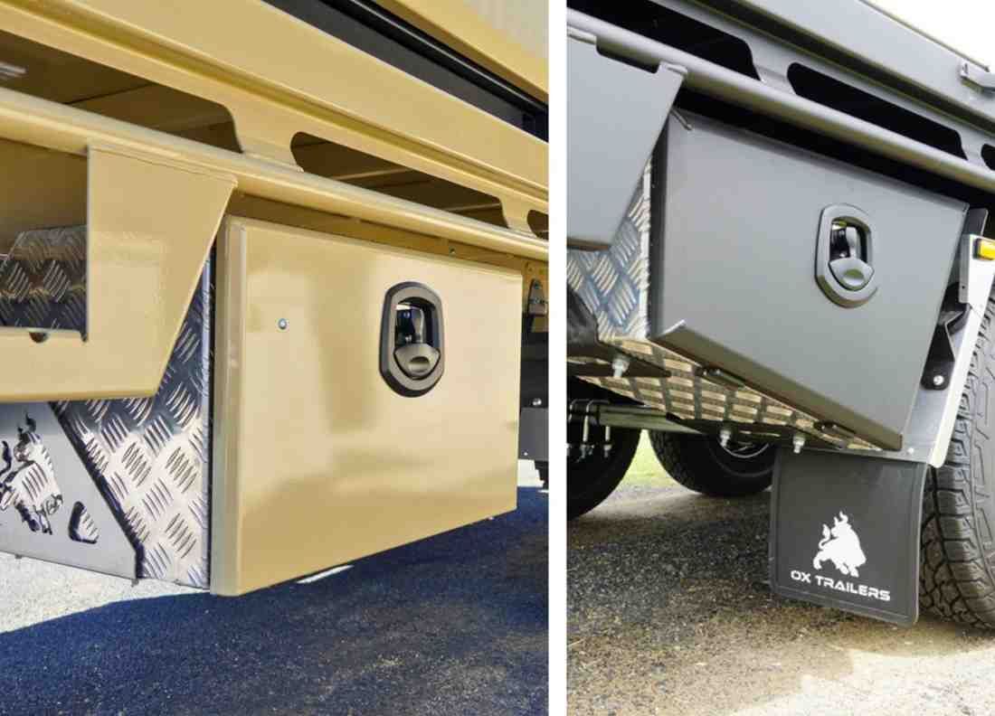 Integrated Ramp Stowage for Flat Top Trailers