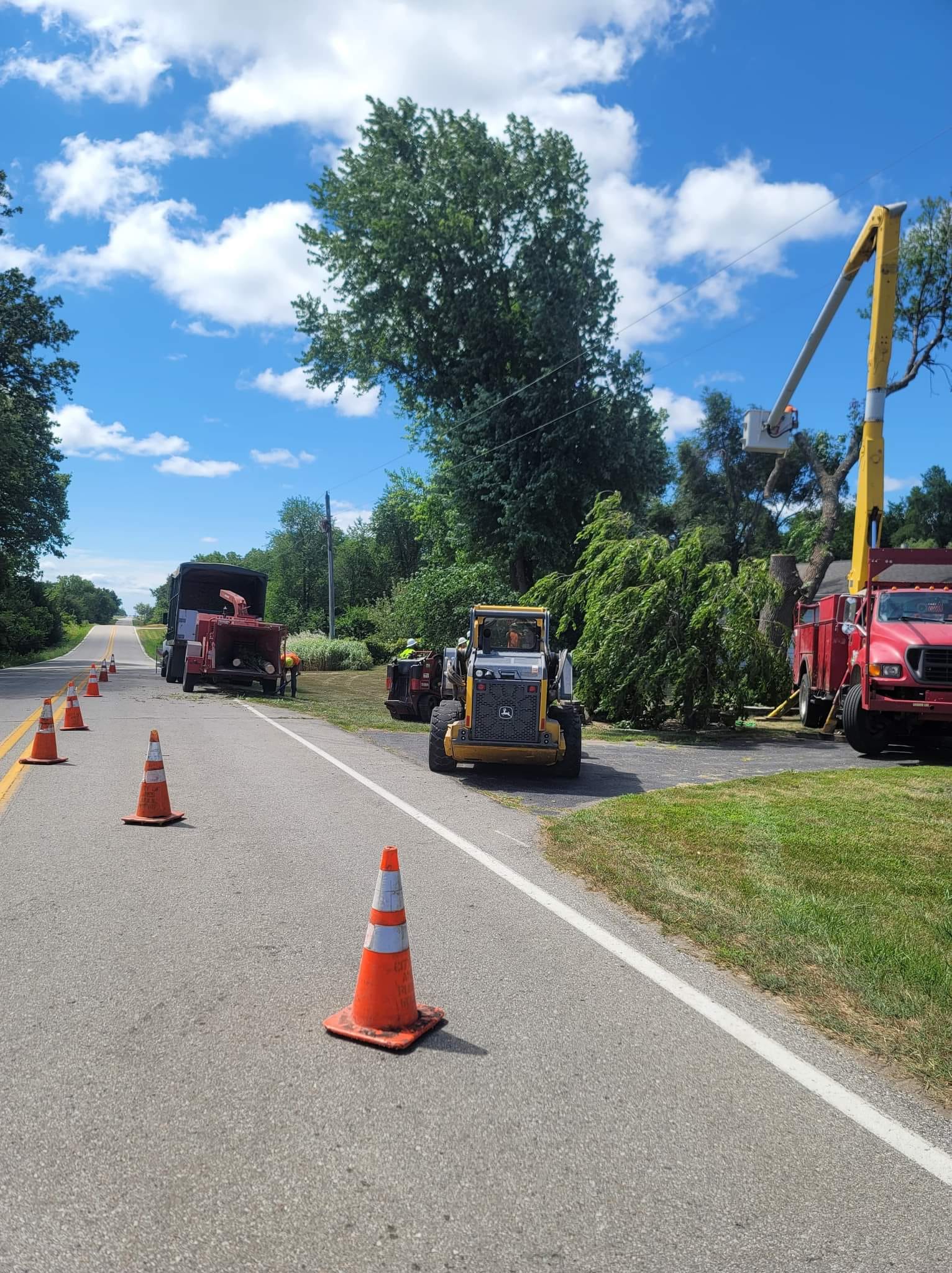 Tree Removal Trucks – Huxley, IA – Pitts Lawn & Tree