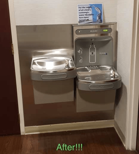 Hand water station after — Lancaster, OH — Pipeworks