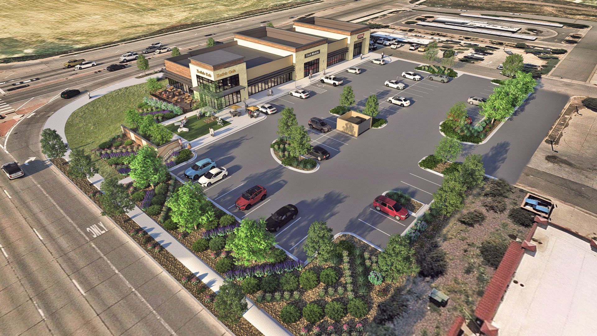 Aerial rendering