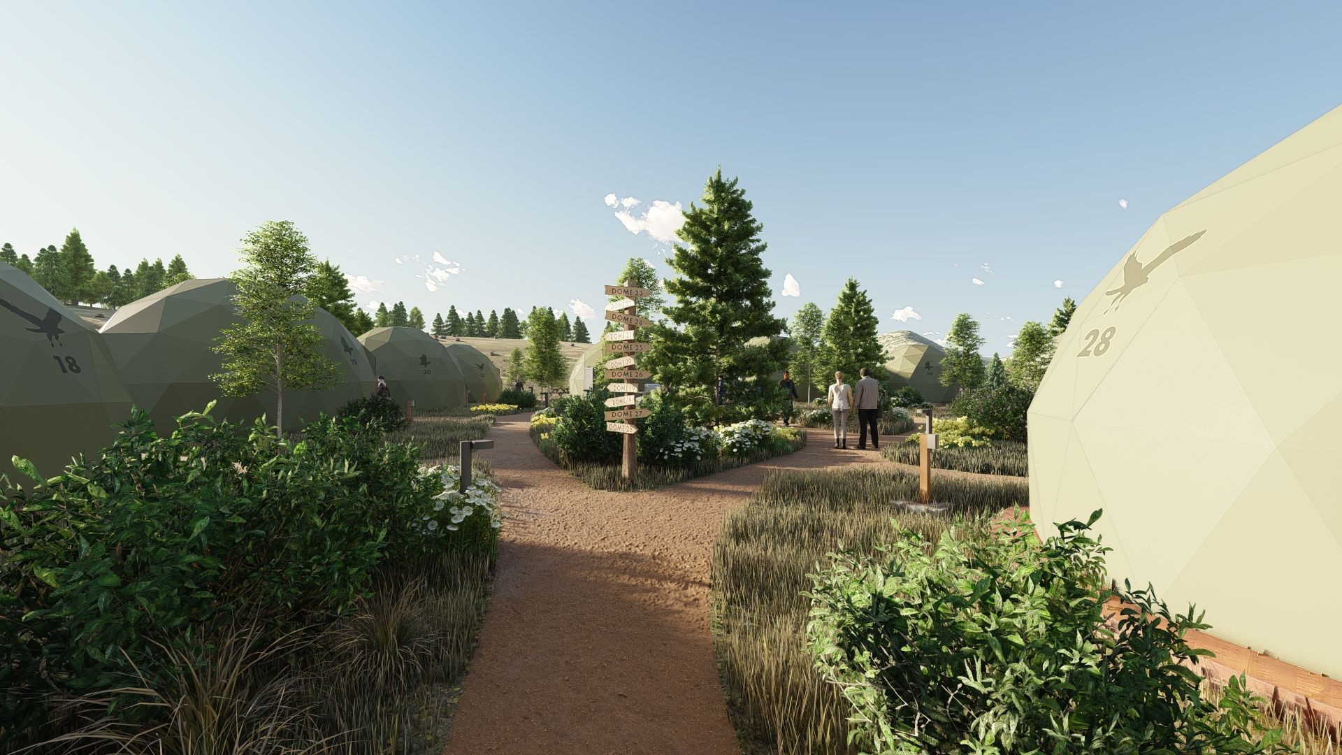 Amenity renderings