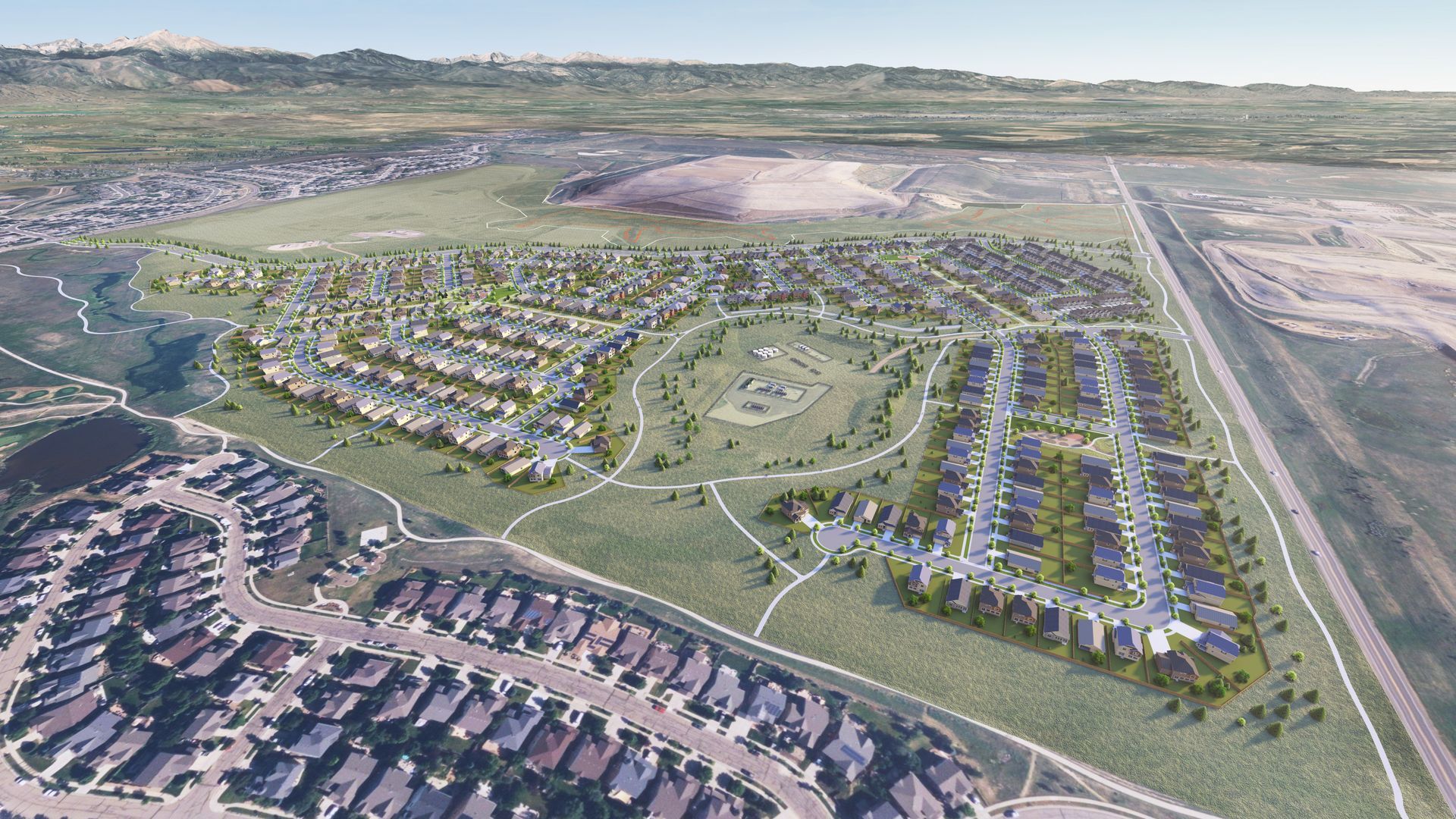 Aerial rendering
