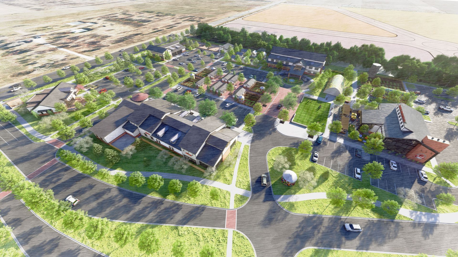 Aerial rendering