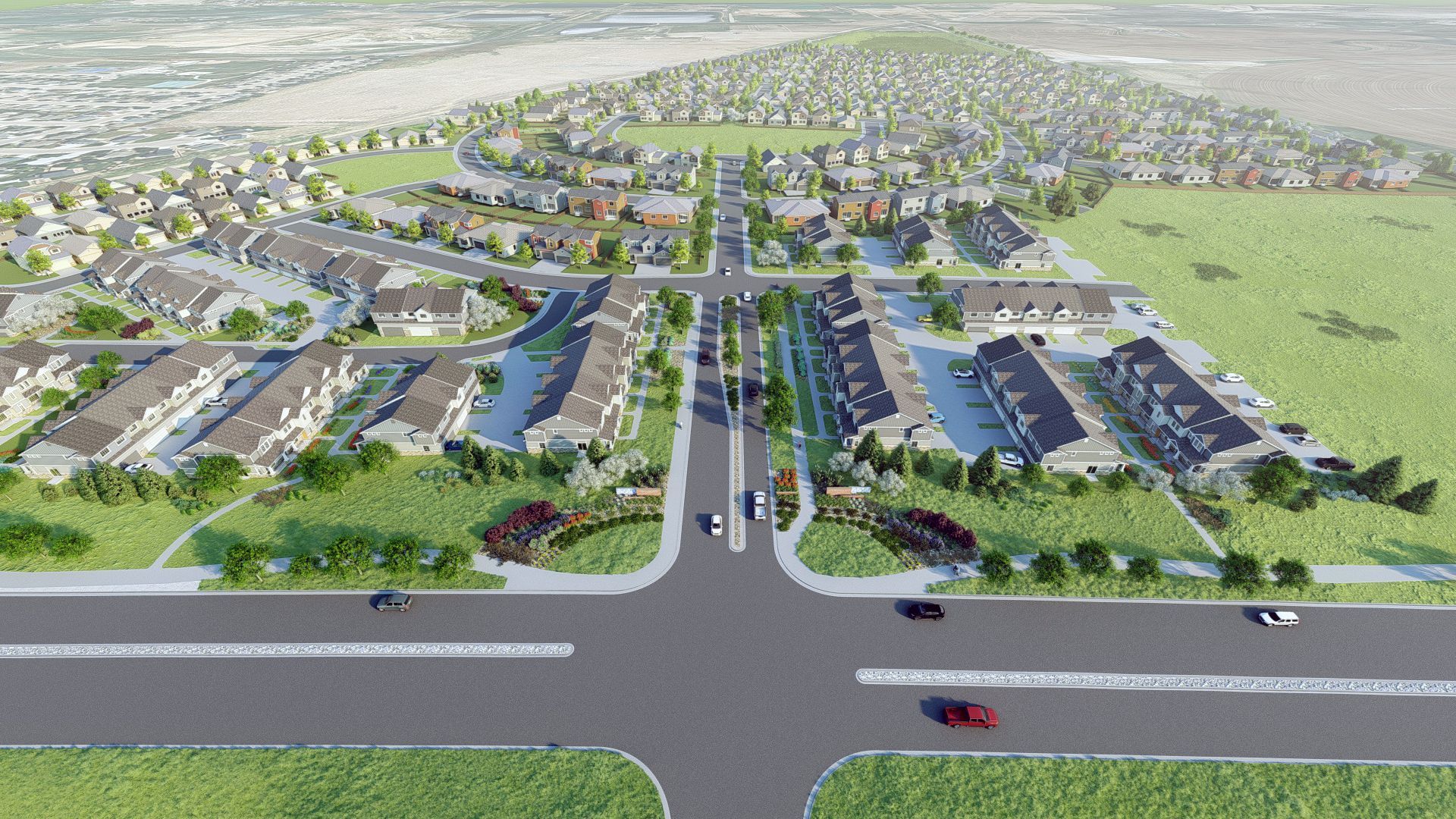 Aerial rendering
