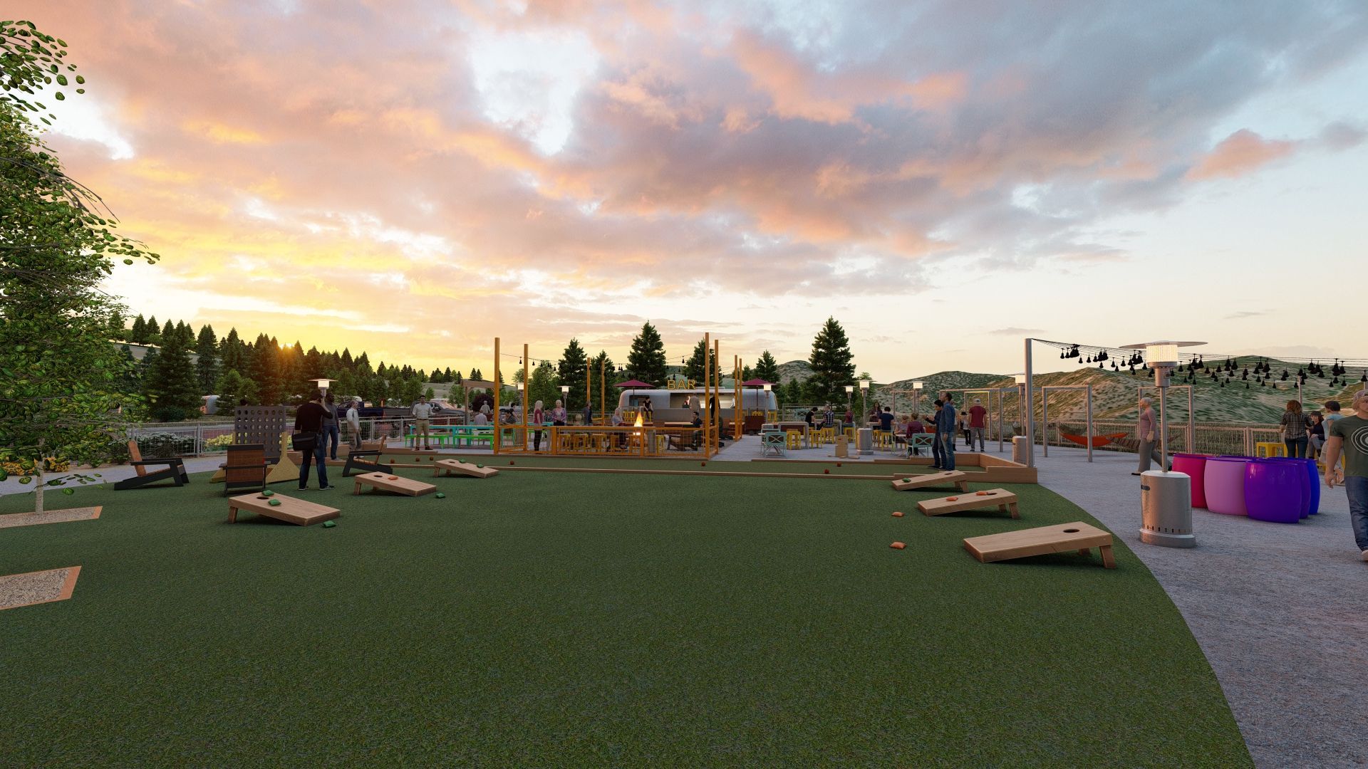 Amenity renderings