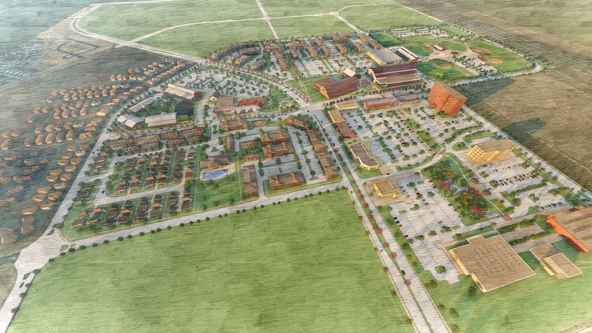 Aerial rendering