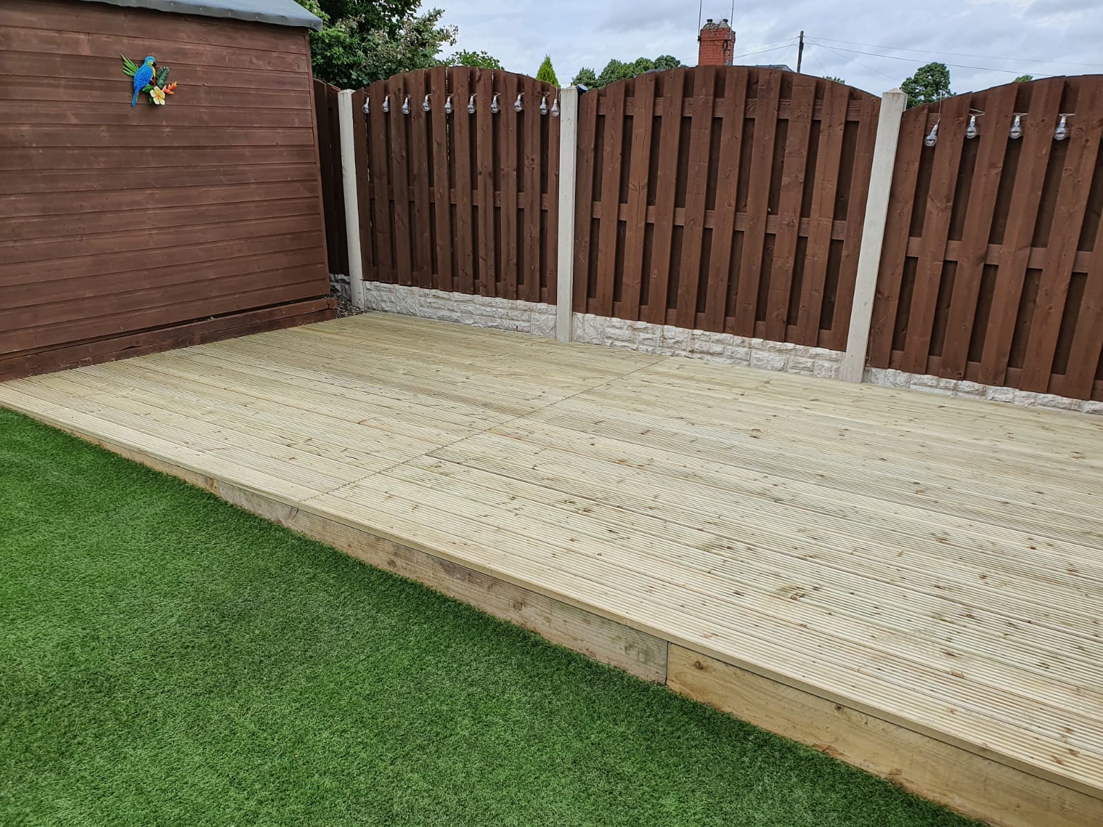 Flat Timber Decking area in Lincoln