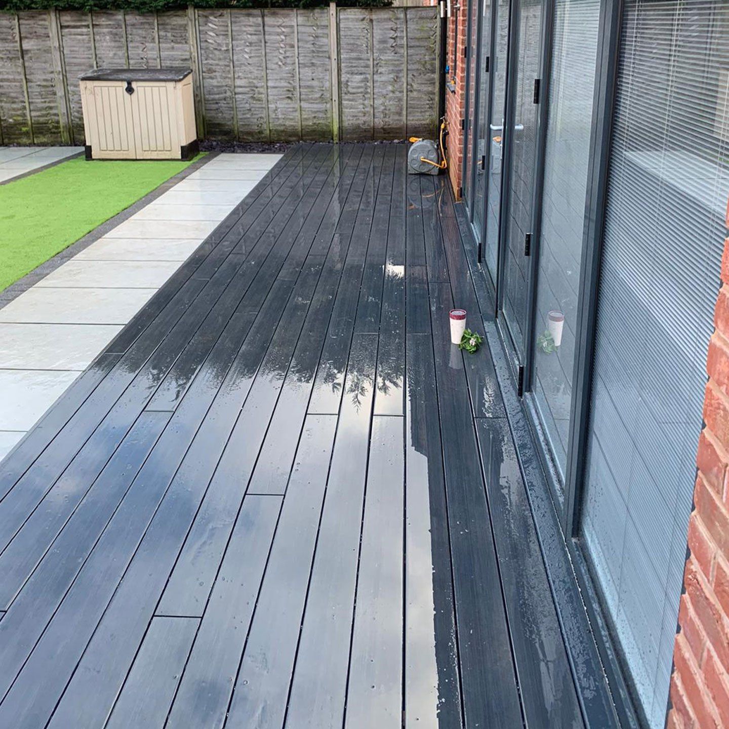 Zest Decking Warwick - grey composite decking