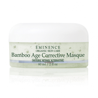 Eminence Organic Skin Care Bamboo Age Corrective Masque jar on white background