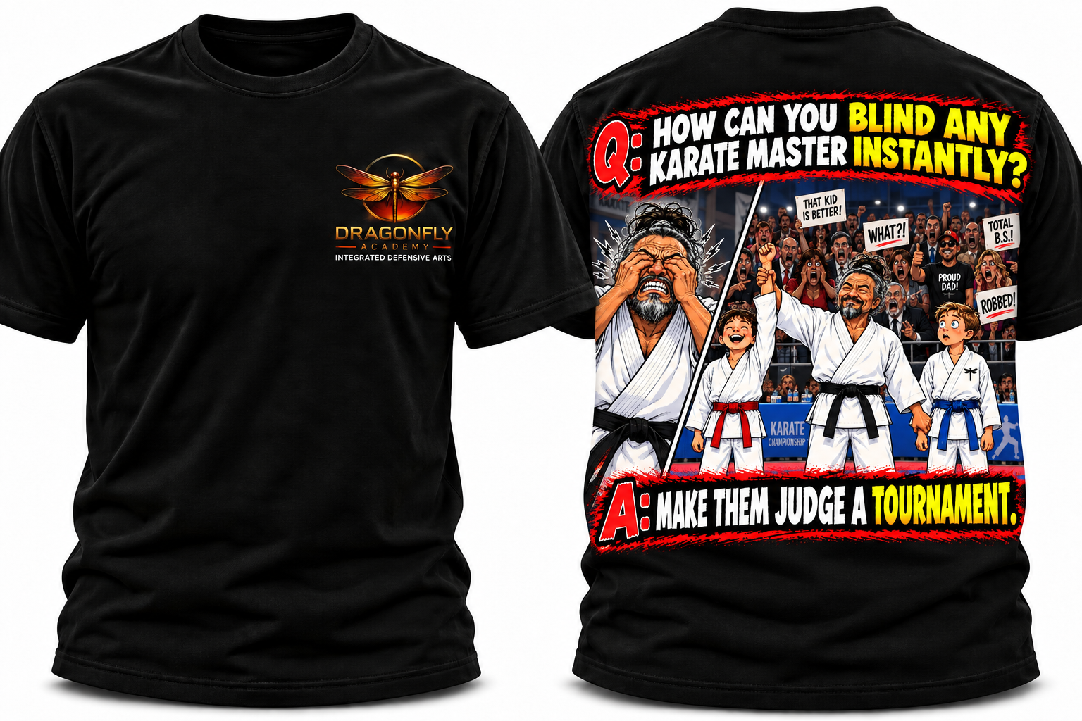 How to make a master blind T-shirt