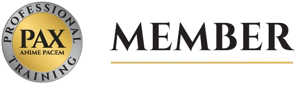 A pax member logo is shown on a white background