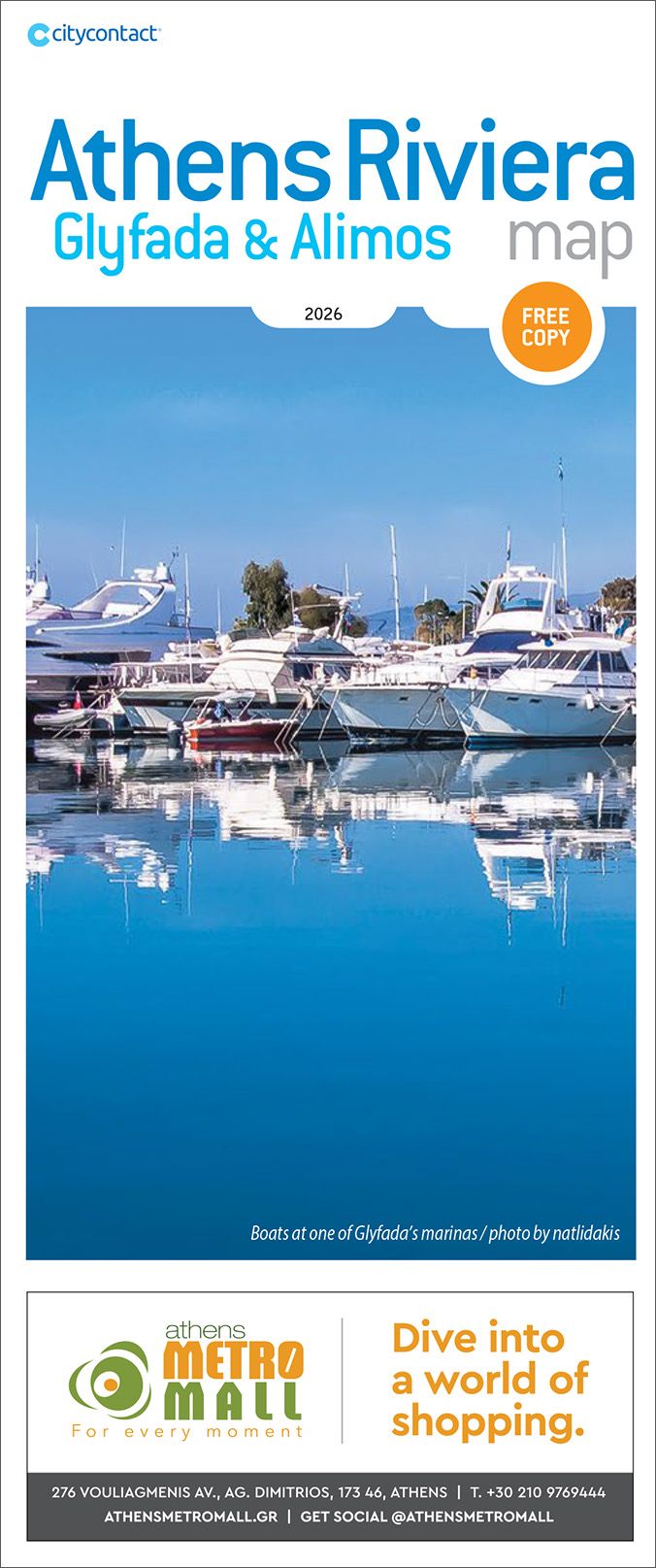 Glyfada & Athens Riviera Map