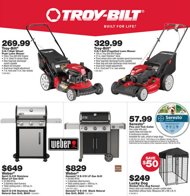 April Lawn and Garden Sale