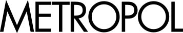 Logo METROPOL in lettere maiuscole nere su sfondo bianco