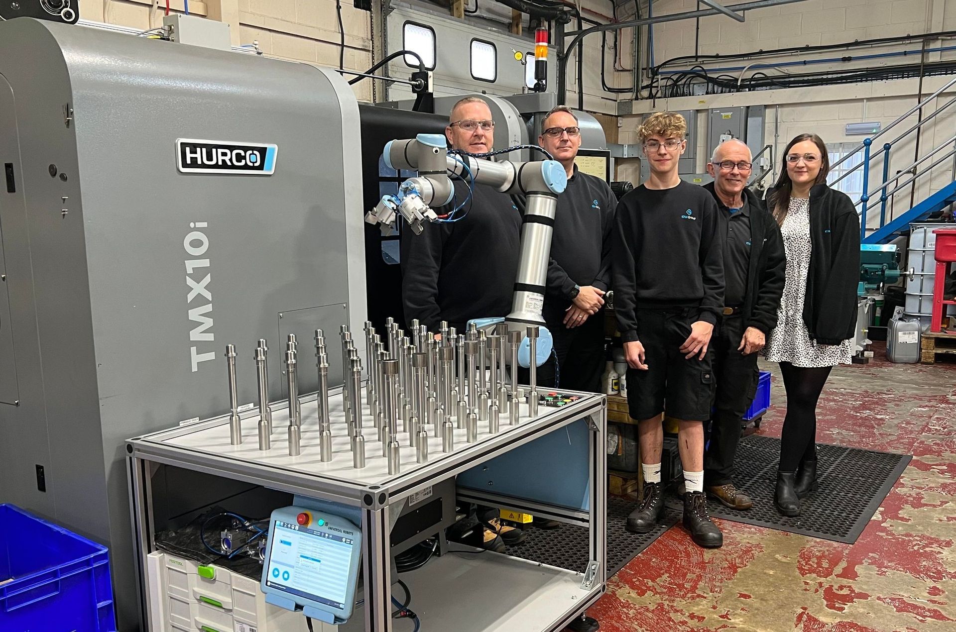 IOW Group staff and Cobot