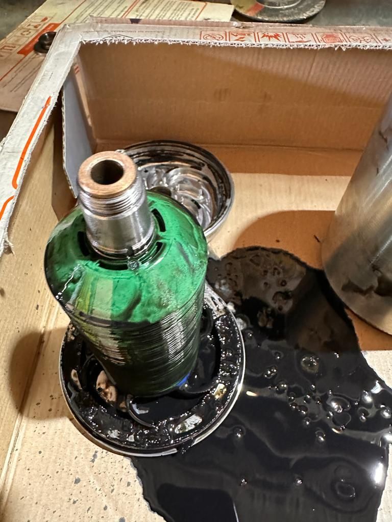 MP090 disc stack during service
