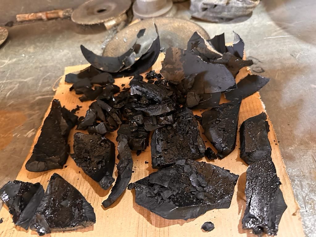 Sludge removed from an MP090