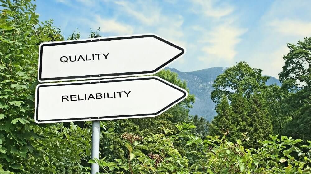 Quality and Reliability Sign