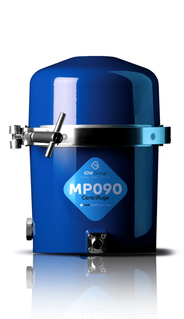 The MP090 centrifuge is ideal for cleaning lube oil for trucks and marine diesel engines Image of IOW Group MP090 centrifuge