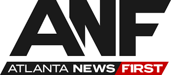 Logo for Atlanta News First, featuring the black letters