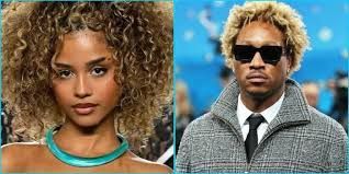 Two side-by-side portraits: a curly-haired person and a person in sunglasses and a gray coat