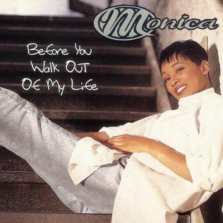 Album cover with a smiling person reclining on stairs and text reading “Before You Walk Out of My Life.”