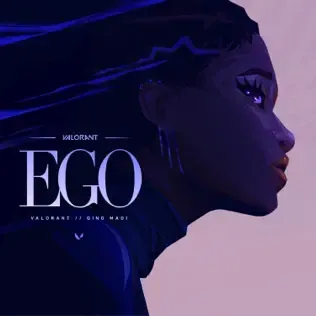 Valorant promo art with a purple-lit profile of a woman and the title “EGO” on the left